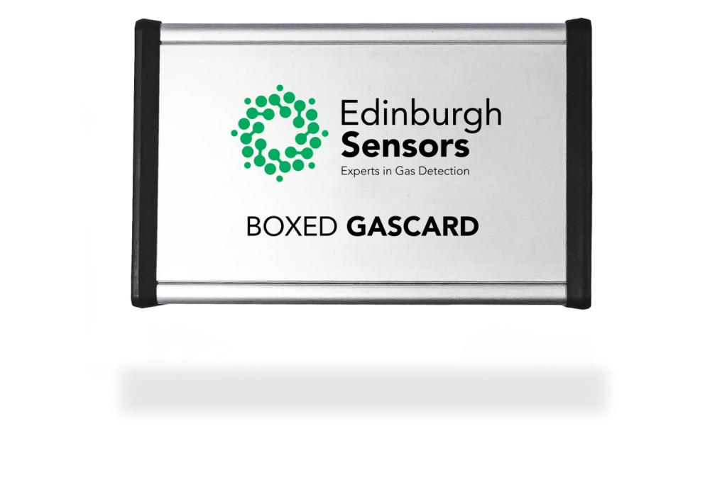 boxed gascard for use as space sensors